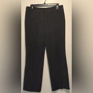 Talbots Petites Signature Flare Dress Pants Grey Business Office Size 6P